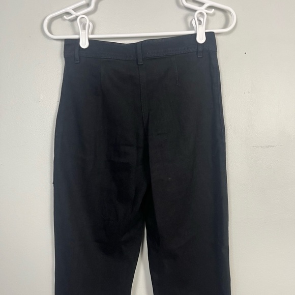 Aritzia Wilfred Free Modern Utility Pants Black Pockets Straight Leg size 0 - Picture 5 of 7